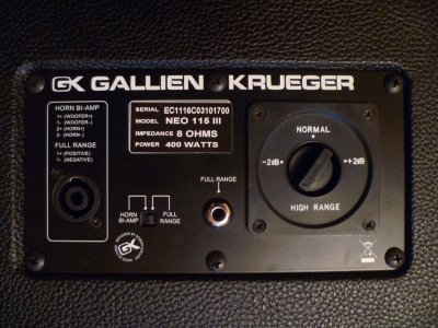 products gallien krueger neo 115 iii bass speaker cabinet a122764