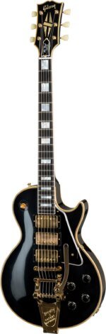 Gibson Custom 1957 Les Paul Custom Reissue VOS Electric Guitar with Case, Black Beauty