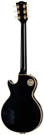 Gibson Custom 1957 Les Paul Custom Reissue VOS Electric Guitar with Case, Black Beauty