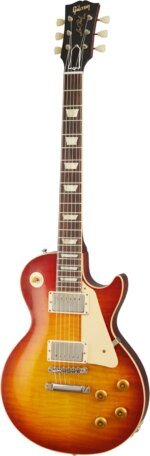 Gibson Custom 1959 Les Paul Standard Reissue VOS Electric Guitar with Case, Washed Cherry Sunburst