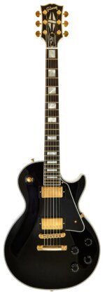 Gibson Custom Les Paul Custom Ebony with Ebony Fingerboard Gloss in Ebony with Case