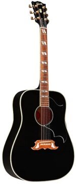 Gibson Elvis Dove Acoustic Electric Guitar with Case, Ebony