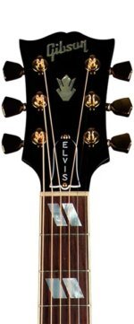 Gibson Elvis Dove Acoustic Electric Guitar with Case, Ebony