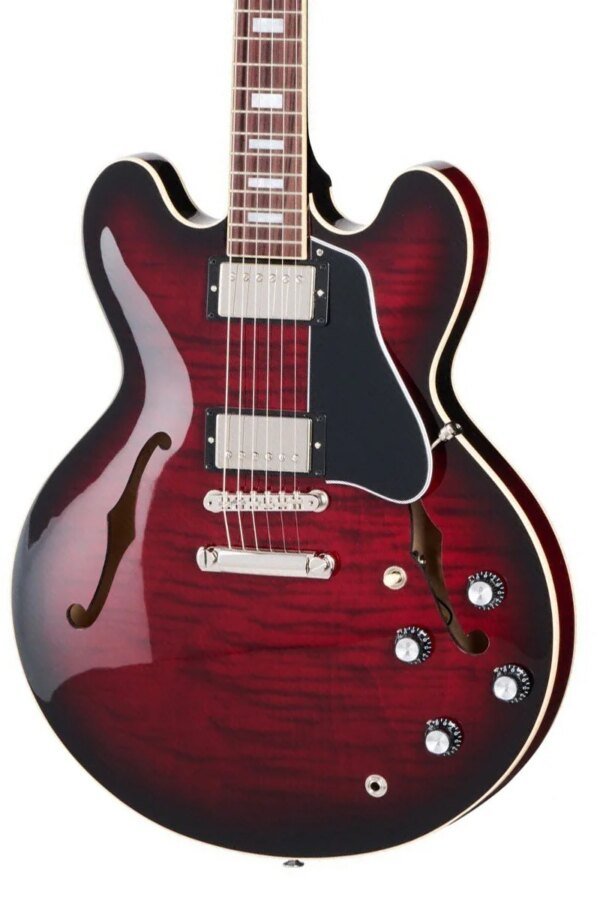 Gibson ES 335 Figured Semi Hollowbody Electric Guitar with Case, Blood Moon Burst