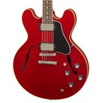 products gibson es 335 satin cherry semi hollowbody electric guitar w case a147416