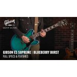 products gibson es supreme semi hollowbody electric guitar with case blueberry burst a155447