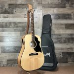 products gibson generation collection g bird acoustic electric guitar with gig bag natural a167613