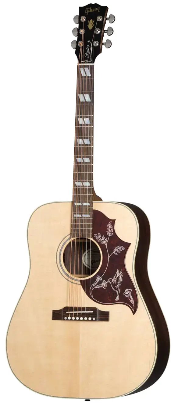Gibson Hummingbird Studio Rosewood Acoustic Electric Guitar with Hardshell Case, Natural