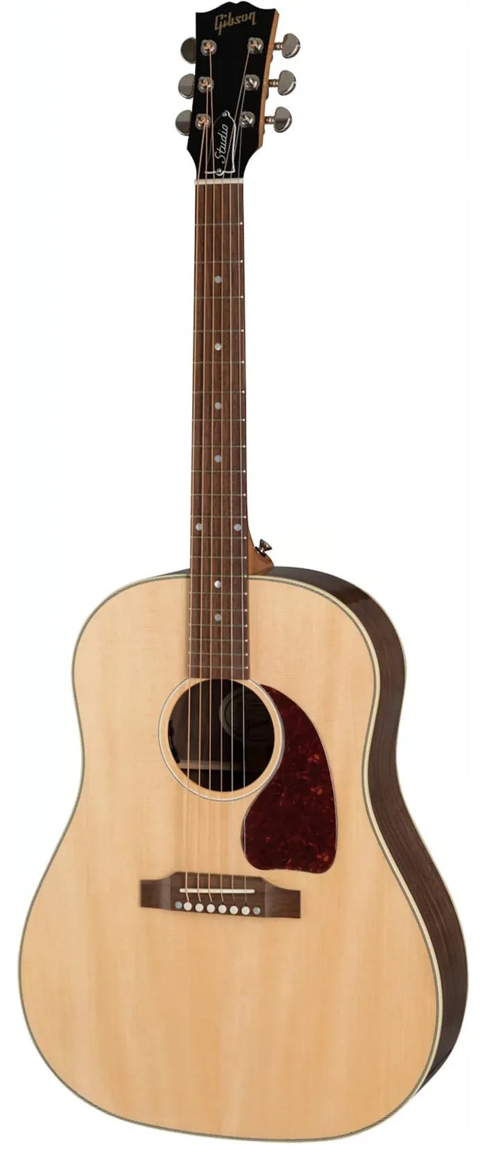 Gibson J-45 Studio Walnut Acoustic Electric Guitar with Case, Antique Natural