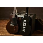 products gibson les paul junior charlie starr electric guitar with case dark walnut a155431
