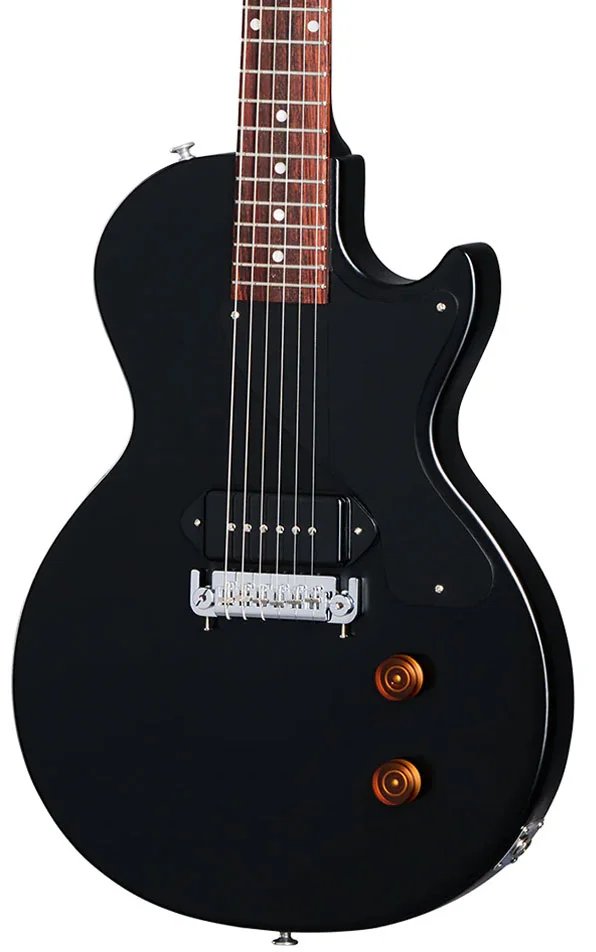 Gibson Les Paul Junior Charlie Starr Electric Guitar with Case, Satin Ebony