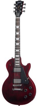 Gibson Les Paul Modern Studio Electric Guitar with Case, Wine Red Satin