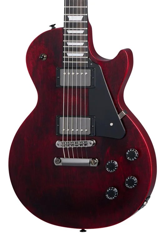 Gibson Les Paul Modern Studio Electric Guitar with Case, Wine Red Satin