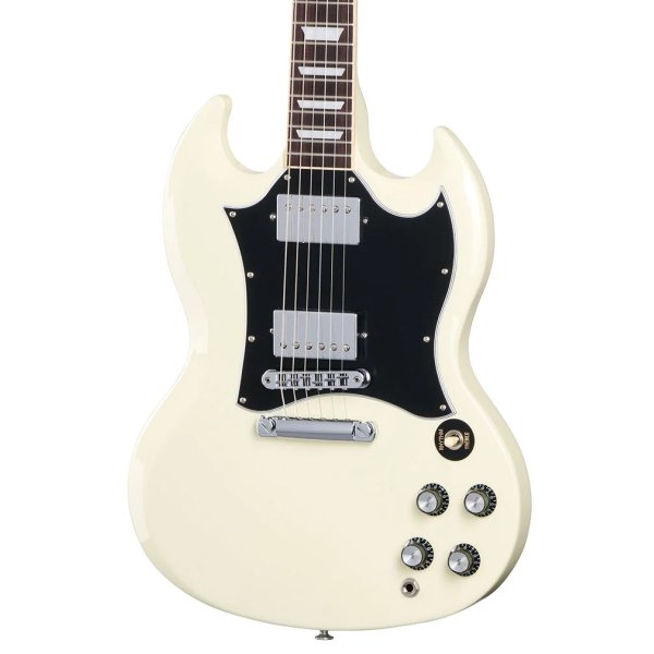 Gibson SG Standard 61 Electric Guitar with Case, Classic White
