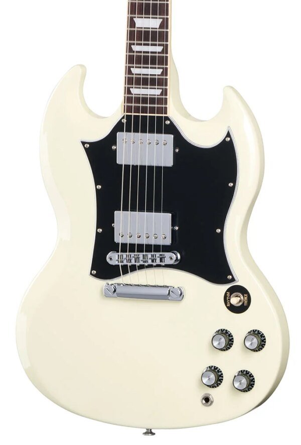 Gibson SG Standard 61 Electric Guitar with Case, Classic White