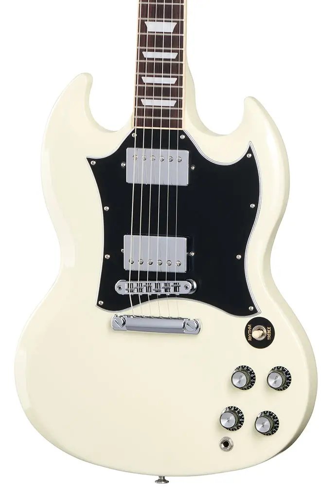 Gibson SG Standard Electric Guitar with Case, Classic White