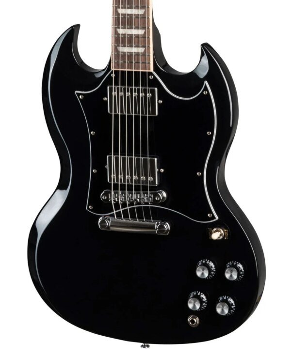 Gibson SG Standard Electric Guitar with Gig Bag, Ebony