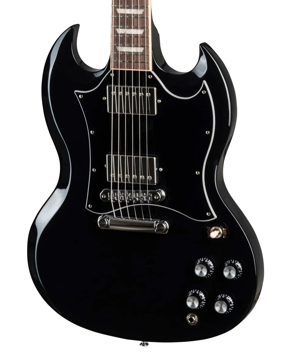 Gibson SG Standard Electric Guitar with Gig Bag, Ebony