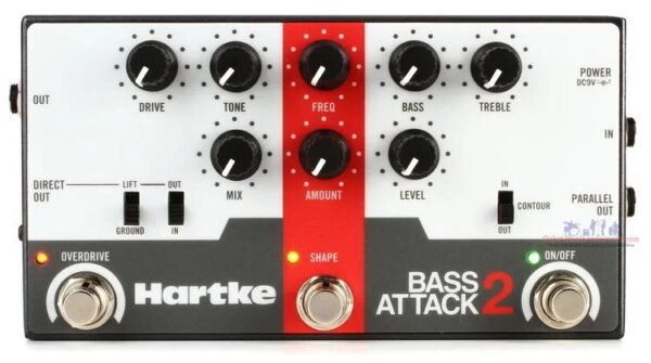 Hartke Bass Attack 2 Preamp/Direct Box/EQ Pedal