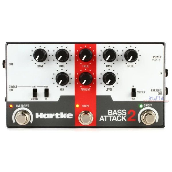 Hartke Bass Attack 2 Preamp/Direct Box/EQ Pedal