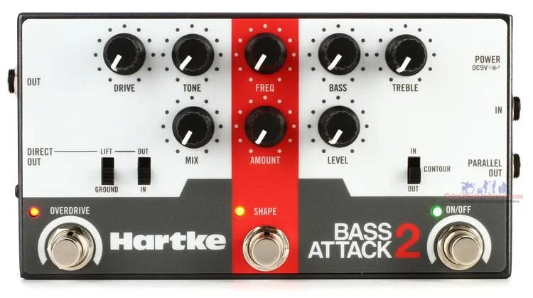 Hartke Bass Attack 2 Preamp/Direct Box/EQ Pedal