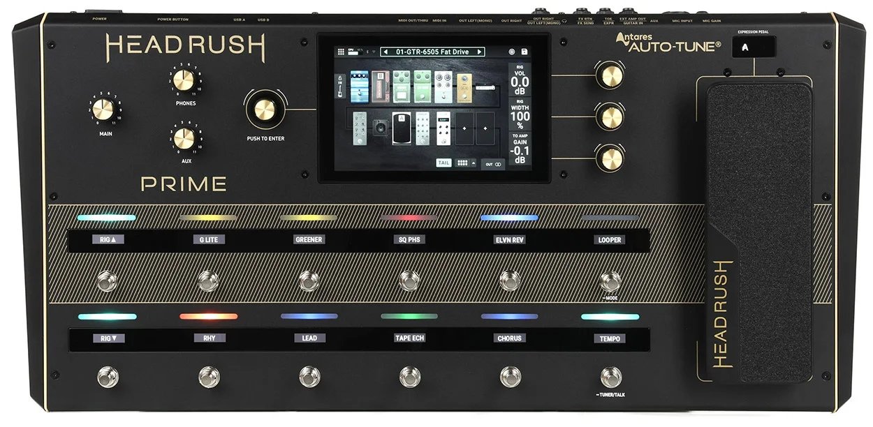 Headrush Prime Guitar Multi Effect, Amp Modeler and Vocal Processor