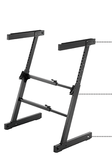 Hercules KS400B Keyboard Stand Single Z