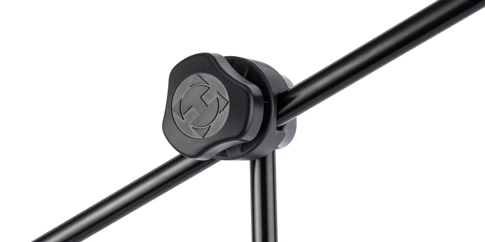 Hercules MS434B Stage 2 Way Microphone Stand with 3 in 1 Boom Clamp