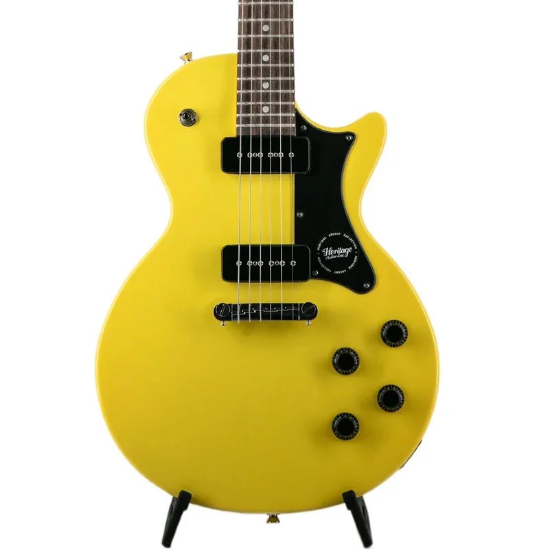Heritage Ascent Collection H 137 P90 Electric Guitar, Marigold Yellow