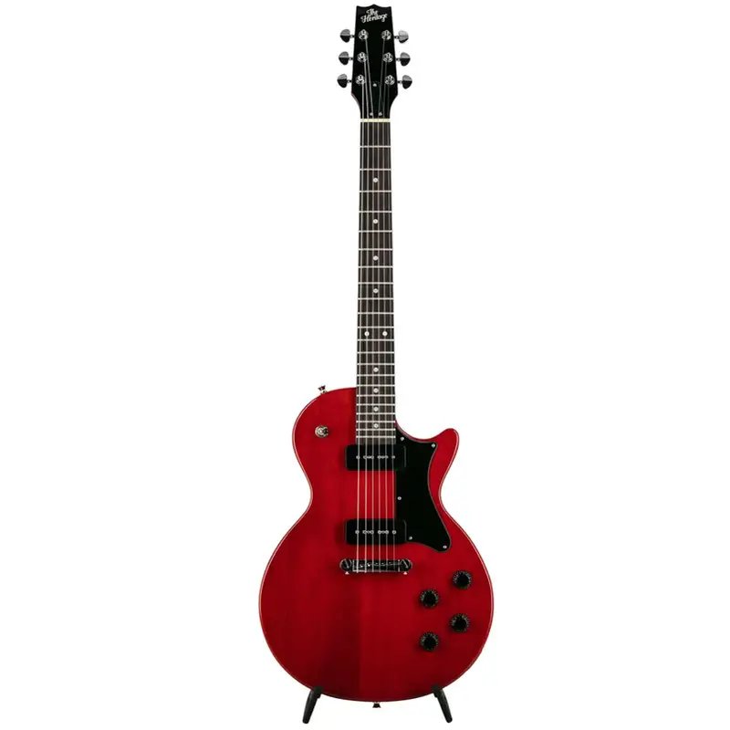 Heritage Ascent Collection H 137 P90 Electric Guitar, Vintage Cherry