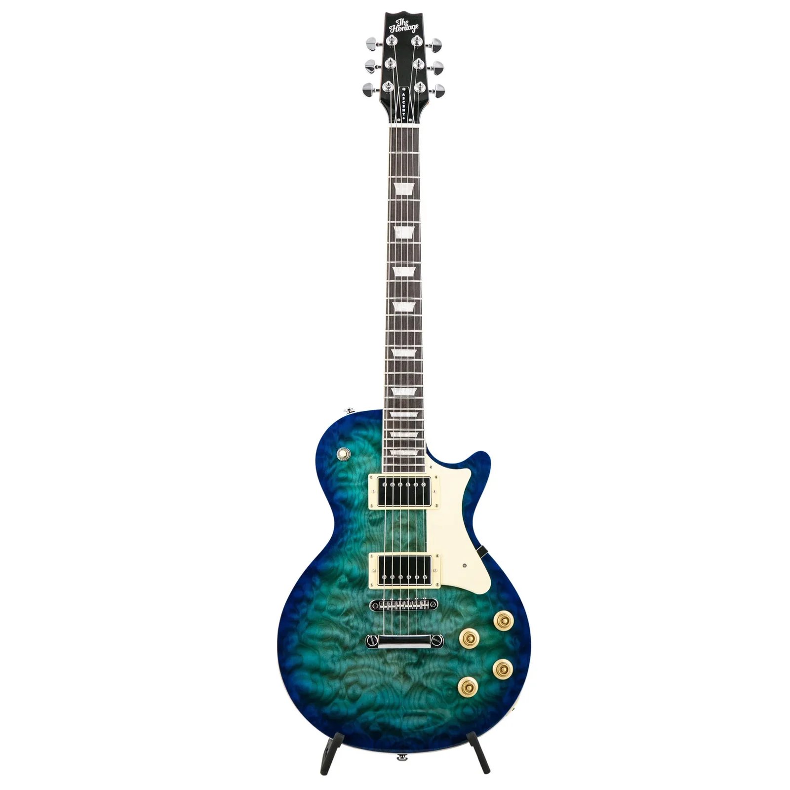 Heritage Ascent+ Collection H 150 Electric Guitar, Lake Blue Burst