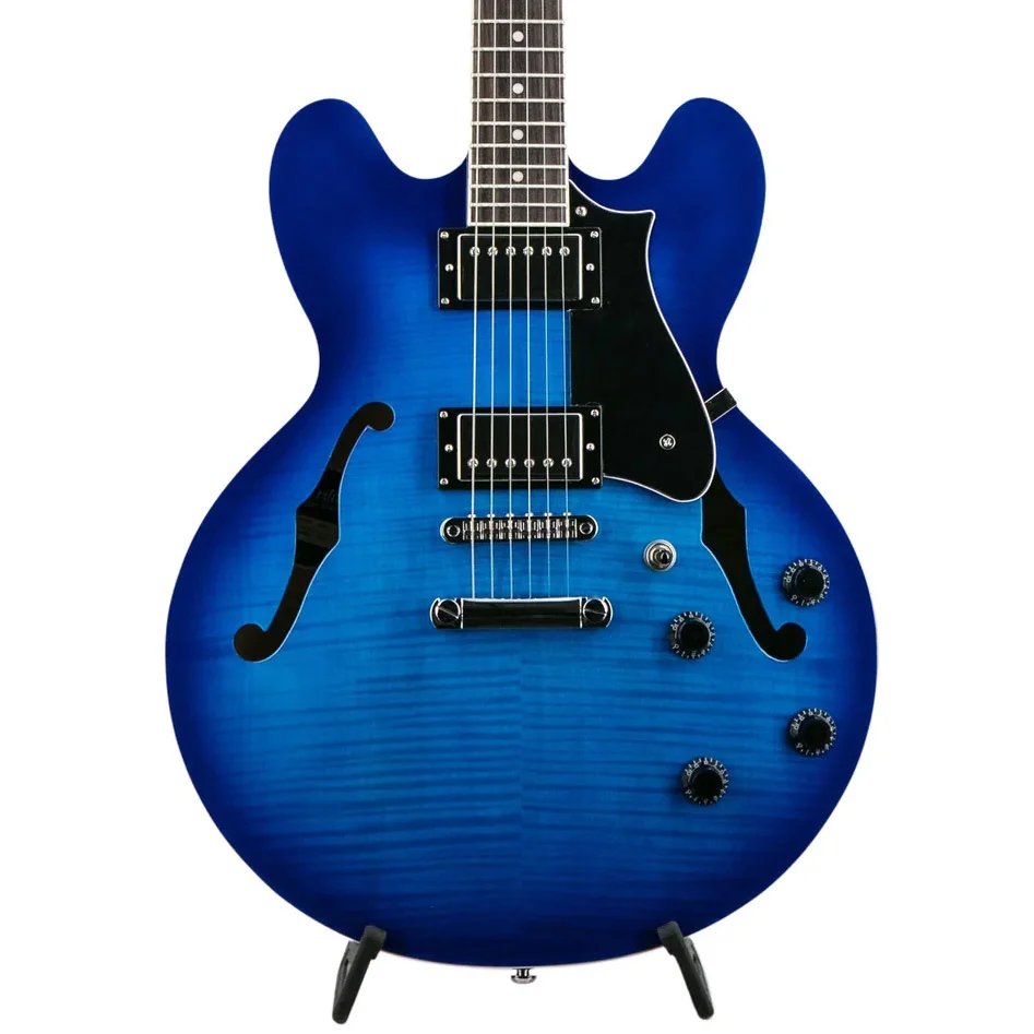 Heritage Ascent+ Collection H 535 Electric Guitar, Royal Blue Burst
