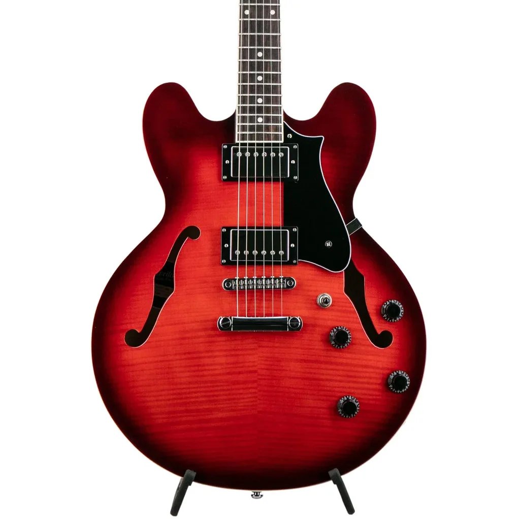 Heritage Ascent+ Collection H 535 Electric Guitar, Scarlet Red Burst
