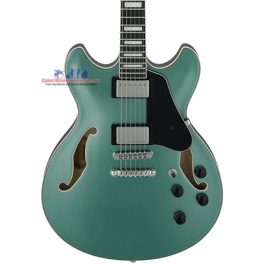 Ibanez AS73 OLM Artcore Series Hollow Body Electric Guitar, Olive Metallic