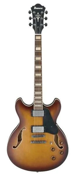 Ibanez ASV73 VAL Artcore Vintage Amber Burst Low Gloss Hollow Semibody Electric Guitar (VAL & VLL)