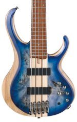 Ibanez BTB845 Standard Bass Guitar, Cerulean Blue Burst Low Gloss
