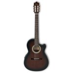 products ibanez ga35tce dvs acoustic electric thin line classical guitar dark violin sunburst a137616