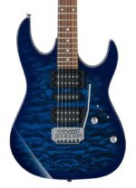 Ibanez GRX70QA TBB GIO Electric Guitar, Transparent Blue Burst