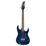 products ibanez grx70qa tbb gio electric guitar transparent blue burst a161018