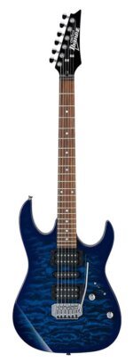 Ibanez GRX70QA TBB GIO Electric Guitar, Transparent Blue Burst