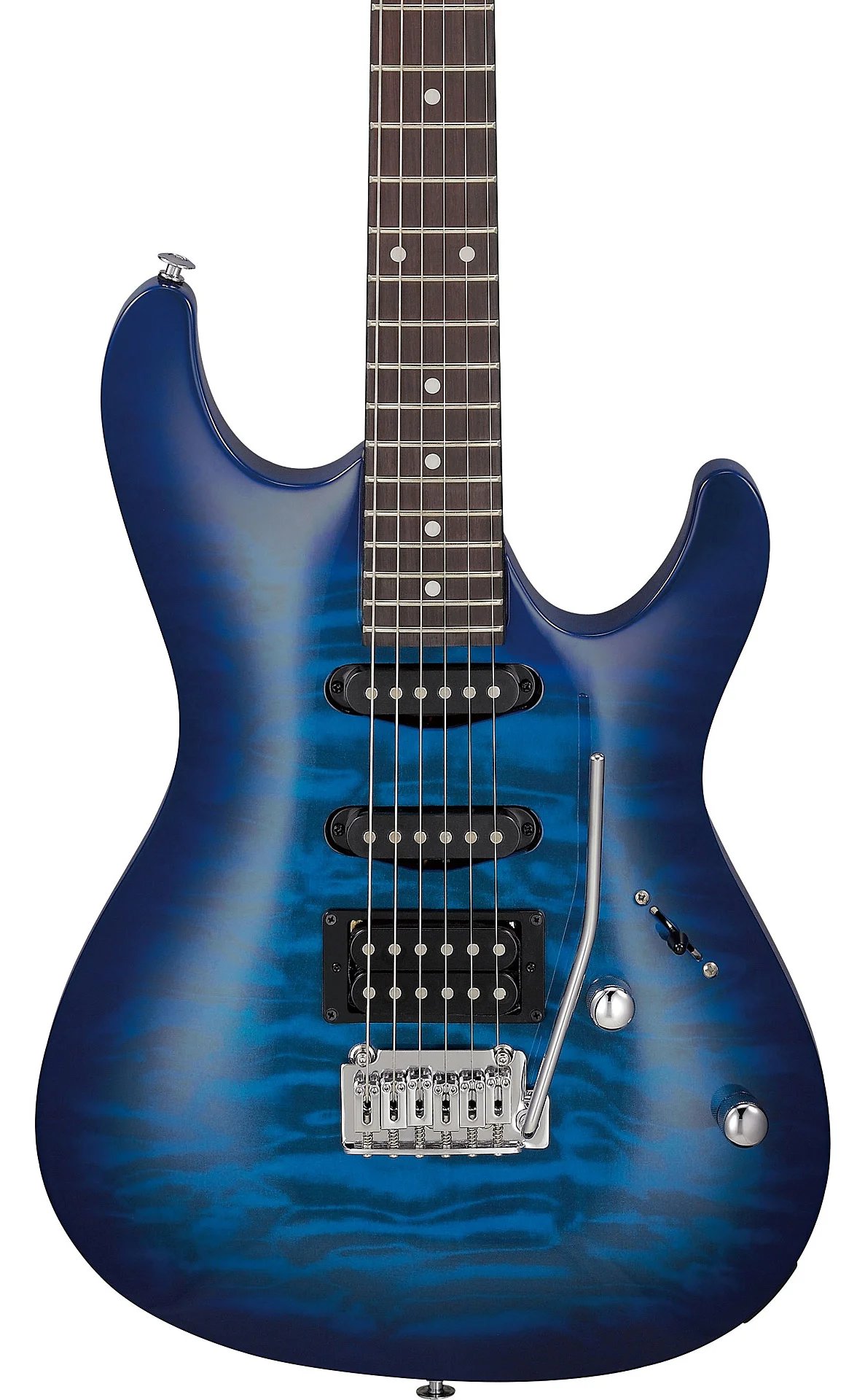 Ibanez GSA60QA TBB Transparent Blue Burst Electric Guitar