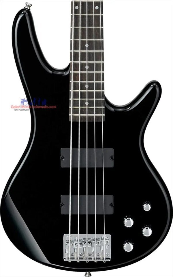 Ibanez GSR205 5-String Electric Bass Guitar (Black & Red)