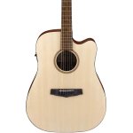 products ibanez pf10ce opn dreadnought open pore natural electric acoustic guitar a137840