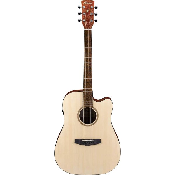 Ibanez PF10CE OPN Dreadnought Open Pore Natural Electric Acoustic Guitar