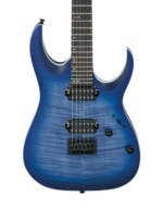 Ibanez RGA42FMBLF Electric Guitar, Blue Lagoon Burst Flat