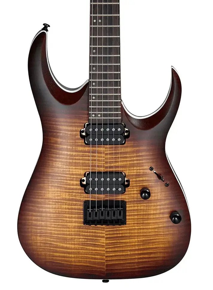 Ibanez RGA42FMDEF Electric Guitar, Dragon Eye Burst Flat