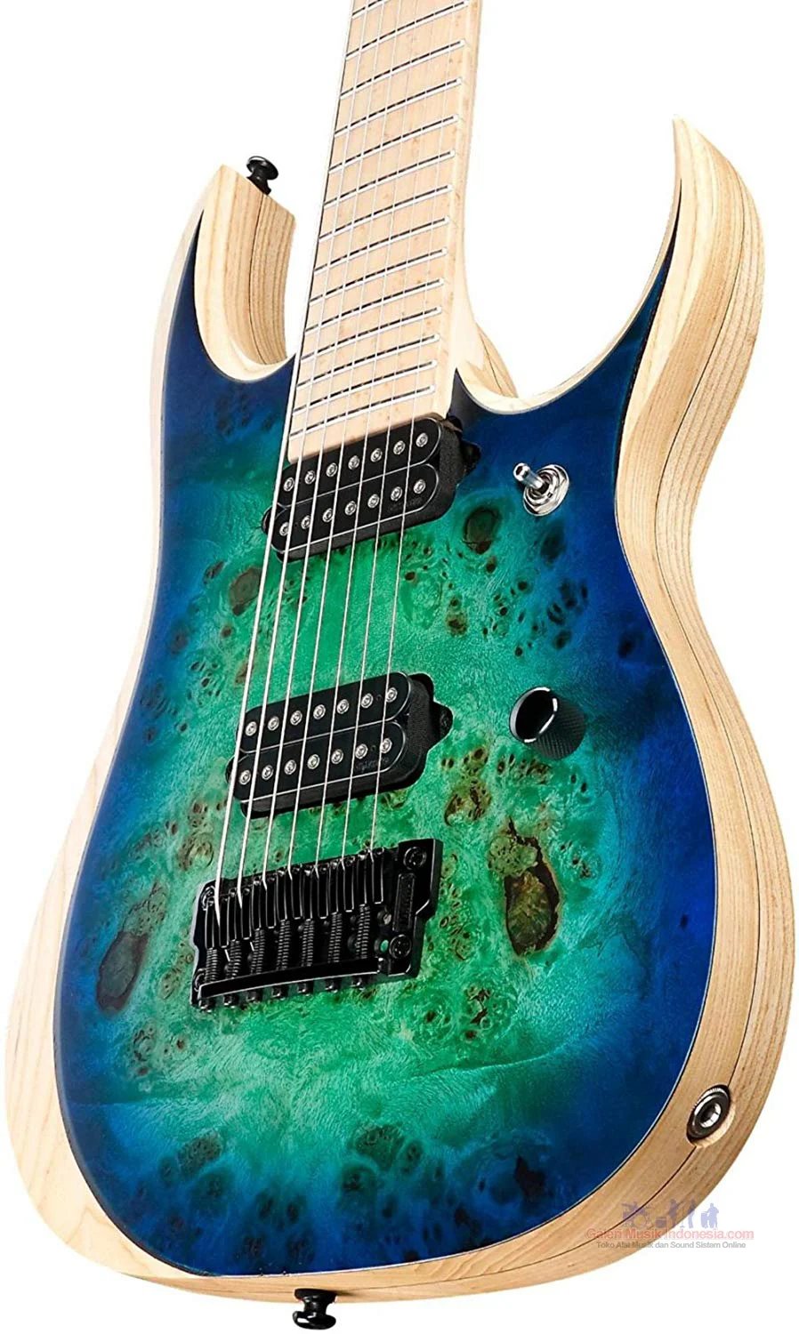 Ibanez RGDIX7MPB-SBB 7-String RGD Iron Label Surreal Blue Burst