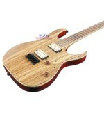 Ibanez RGEW521MZW-NTF Zebrawood Electric Guitar - Natural Flat