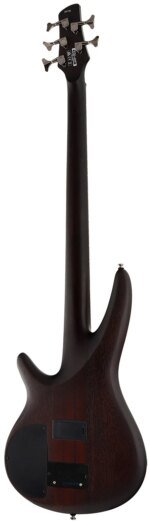 Ibanez SRF705 Workshop Fretless Electric Bass Guitar, Brown Burst Flat