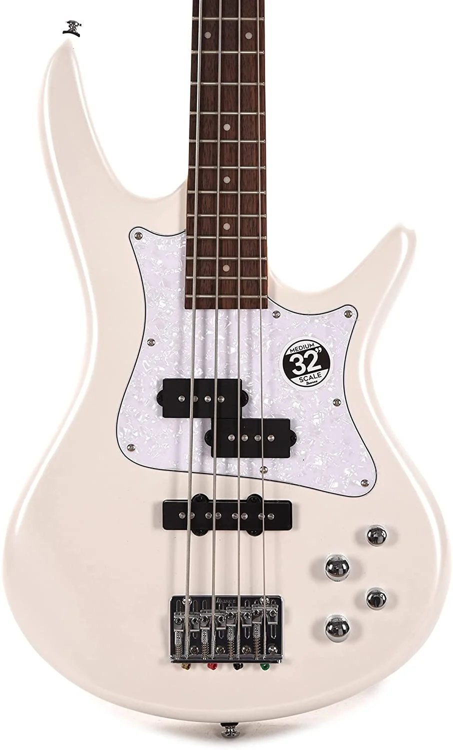Ibanez SRMD200D PW Electric Guitar Bass, Pearl White